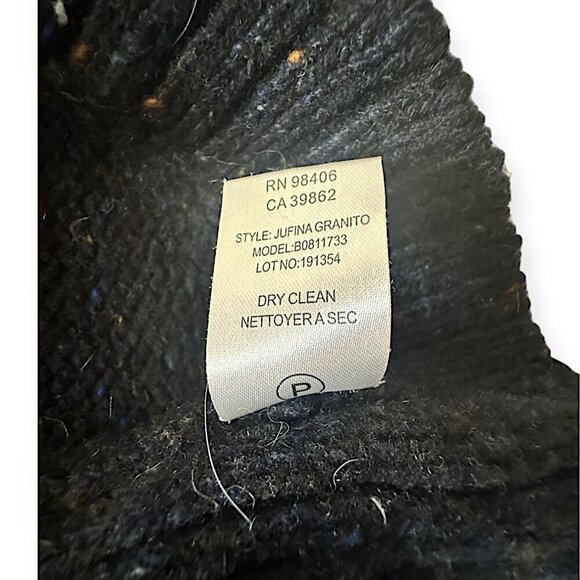 Theory Turtleneck Sweater, Jufina Granito, Gray/Blue, Size L - Picture 5 of 11